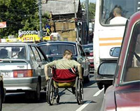invalid on wheel-chair
